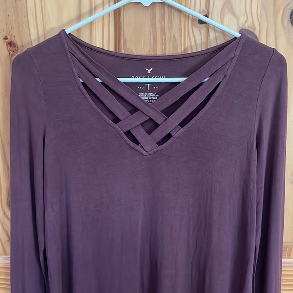AMERICAN Eagle Outfitters Soft & Sexy Long Sleeve Top - Picture 2 of 7